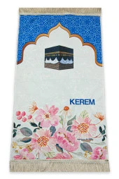 İsme Özel İşlemeli Dijital Baskılı Erkek Çocuk Seccadesi thumbnail 1