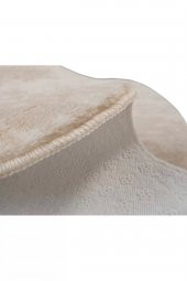 Orkide Home Kaymaz Taban Peluş Sekizgen 1009  KREM 80 x 80 - 3