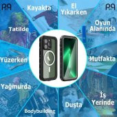 Peeq Apple İphone 14 Pro Max Waterproof Kılıf Red Pepper Magneticsafe Su Geçirmez Kılıf - 8