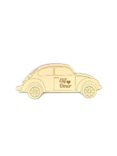 10 Adet Hediyelik Aynalı Pleksi Mıknatıslı Dolap Süsü Taksi Desen - 1