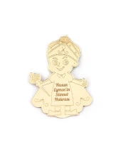 10 Adet Hediyelik Aynalı Pleksi Mıknatıslı Dolap Süsü Sünnet Hediyesi - 1