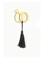 10 Adet Hediyelik Aynalı Pleksi Mıknatıslı Dolap Süsü Yüzük Desen Söz Nişah - 1