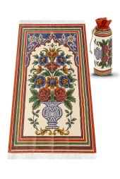 İpek Dokulu Taşıma Çantalı Seccade IPK08 thumbnail 1