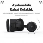 Peeq VR 3D Sanal Gerçeklik Gözlüğü 3.5-6.2 İnç SC-G04E Stereo Kulaklıklı - 2