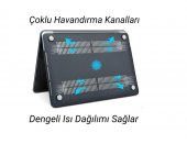 Peeq MacBook Pro 13.3 inç Polikarbon Şeffaf Koruyucu Kılıf A2338 (2020) M1 - 7