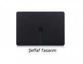 Peeq MacBook Pro 13.3 inç Polikarbon Şeffaf Koruyucu Kılıf A2338 (2020) M1 - 9