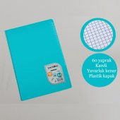 Çınar A4 60 Yaprak  Colormaxi Spiralli Defter Plastik Kapak Kareli 1 Adet - 1