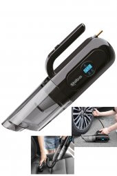 Shibo Şarjlı Kablosuz Araç Lastik Şişirme Pompası Hava Kompresörü Dijital Ekran & Araç içi Süpürge - 1