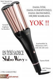 Shibowavy 4 Ayarlı Siyah Wag Maşa (19/25/28/32Mm Yeni Versiyon) Küçük-Orta-İri Dalgalar Aynı Maşada - 4