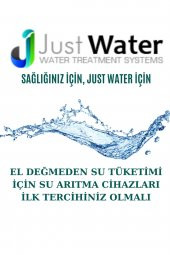 JustWater Reverse Osmosis Açık Ve Kapalı Kasa  Su Arıtma Cihazı 4 Lü Mineral Filtre - 2