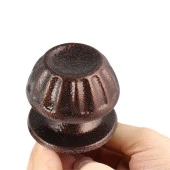 As Papatya Baba Kapı Tokmağı Kapı Topuzu Kolu Metal Tokmak Bakır - 5