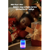 MN6 Pluse 4 Mini Taşınabilir Bluetooth Hoparlör.360 Işıklandırma Hoparlör.bluetooth Hoparlör Stereo - 3