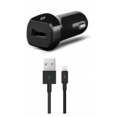 Ttec Speedcharger Araç Şarj Aleti 2.1A Lightning Kablolu Siyah - 1