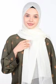 Miray Yeni İnci Şal Krem - 1