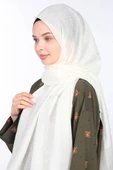 Miray Yeni İnci Şal Krem - 2