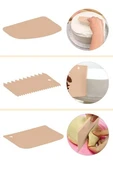Hamur Kesici Kazıyıcı Şekillendirici 3'lü Set - 1