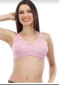 LİZA 543 BAYAN DANTELLİ TOPARLAYICI SÜTYEN TEKLİ  85 PEMBE - 1