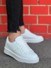 KB-036 Bağcıklı Beyaz  Günlük Erkek Ayakkabı thumbnail 2