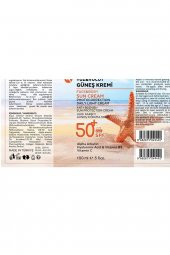 Vitaminli 50 faktör leke karşıtı yüz ve vücut Güneş Kremi Spf 50+ 150 Ml Yüksek Koruma güneş losyonu - 2