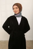 ShantuQ Dijital Renk Geçiş Soft Eşarp Mürdüm/Yeşil - 1