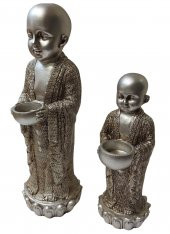 Biev Buda İkili Mumluk Gümüş - 2