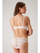 Pierre Cardin Dolgulu Bralet Sütyen Takım Ekru - 3