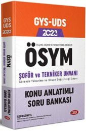 Data Yayınları Ölçme Seçme ve Yerleştirme Merkezi ÖSYM Şoför ve Tekniker Unvan Değişikliği Sınavı Konu Anlatımlı Soru Bankası - 1