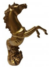 Biev Şahlanmış At Biblo Altın 30 cm - 2