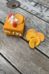 Mandalina Dilimi Dörtlü Mum Kalıbı ( Silikon ) 1 Adet thumbnail 3