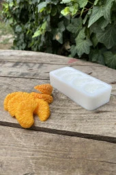 Mandalina Dilimi Dörtlü Mum Kalıbı ( Silikon ) 1 Adet thumbnail 5