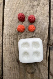 Böğürtlen Dörtlü Mum Kalıbı ( Silikon ) 1 Adet thumbnail 2