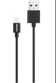 Philips DLC3106 MFI Apple Lisanslı USB-A Lightning Şarj Kablosu 2m, Siyah thumbnail 2
