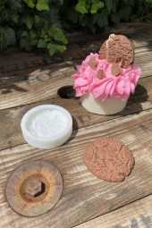 Kurabiye Tekli Mum Kalıbı ( Silikon ) 1 Adet thumbnail 1