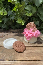 Kurabiye Tekli Mum Kalıbı ( Silikon ) 1 Adet thumbnail 2