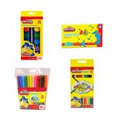 Play-Doh 4 lü Boya Seti ( Kuru- Keçeli- Sulu- Pastel Boya) - 1