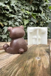 Ayıcık Büyük Mum Kalıbı ( Silikon ) thumbnail 4