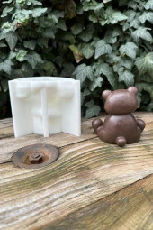 Ayıcık Büyük Mum Kalıbı ( Silikon ) thumbnail 6