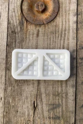 Waffle Dörtlü Mum Kalıbı (Silikon) (1 Adet) thumbnail 2