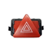 Audi A3 1997-2000 Kırmızı Üçgen Dörtlü Flaşör İkaz Düğmesi 8L0941509H - 3