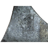 Aki Dövme Çelik Balta Oval Sap-20 cm-No 3-Sapsız - 5