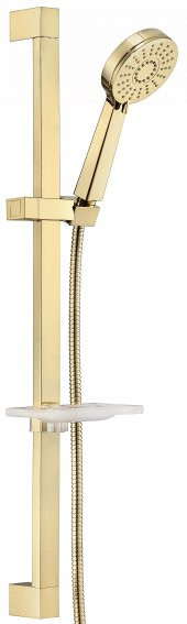 ECA Nobilis Banyo Hareketli Sürgülü Duş Seti Üst Takımı Altın Renkli 102846011 thumbnail 1