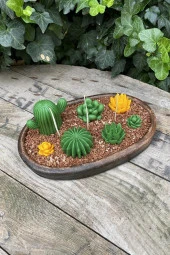 Ball Kaktüs Mum Kalıbı ( Silikon ) 1 Adet thumbnail 3