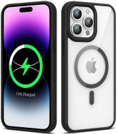 Apple iPhone 14 Pro Max Magsafe Wireless Şarj Özellikli Ege Silikon Kapak - 1