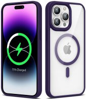 Apple iPhone 14 Pro Max Magsafe Wireless Şarj Özellikli Ege Silikon Kapak - 3