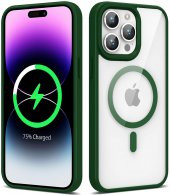 Apple iPhone 14 Pro Max Magsafe Wireless Şarj Özellikli Ege Silikon Kapak - 4