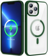 Apple iPhone 13 Pro Max Magsafe Wireless Şarj Özellikli Ege Silikon Kapak - 4