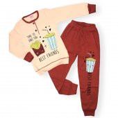 Patates Baskılı Pijama Takımı - 3