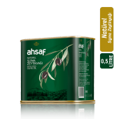 AHSAF Natürel Sızma Zeytinyağı 500 ml -Teneke - 1