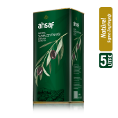 AHSAF Natürel Sızma Zeytinyağı 5L -Teneke - 1
