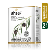 AHSAF Soğuk Sıkım Natürel Sızma Zeytinyağı 2L-Teneke - 1